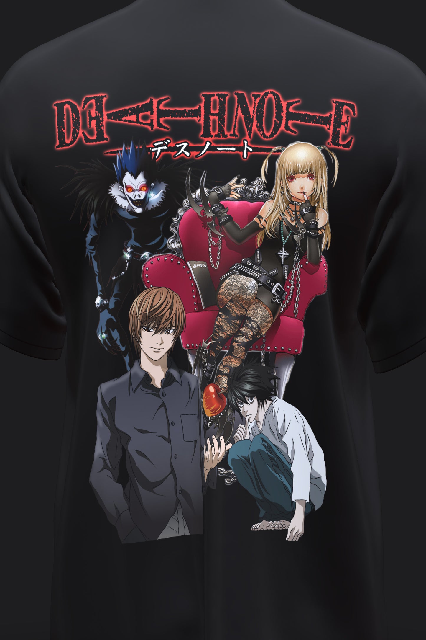 Death Note: Ryuk’s Grin Oversized Tee for Kid
