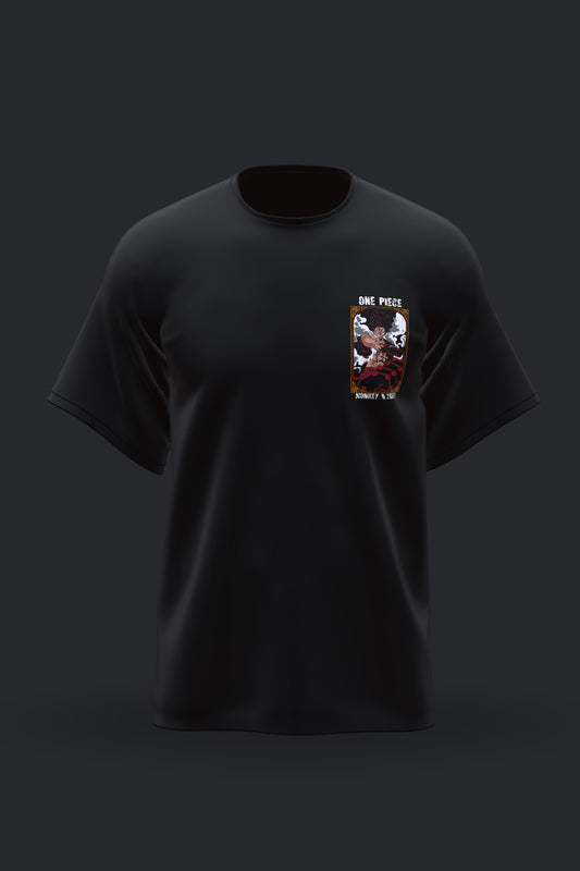 Straw Hat Spirit: Luffy Oversized Black